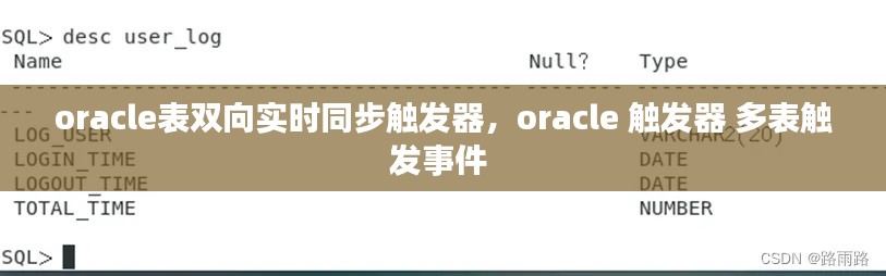 oracle表雙向?qū)崟r(shí)同步觸發(fā)器，oracle 觸發(fā)器 多表觸發(fā)事件 