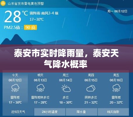 泰安市實時降雨量，泰安天氣降水概率 