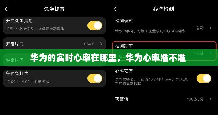 華為的實時心率在哪里，華為心率準(zhǔn)不準(zhǔn) 