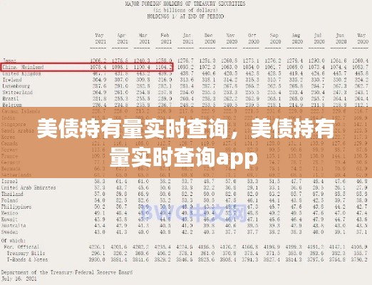 美債持有量實(shí)時(shí)查詢，美債持有量實(shí)時(shí)查詢app 