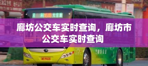 廊坊公交車實(shí)時(shí)查詢，廊坊市公交車實(shí)時(shí)查詢 