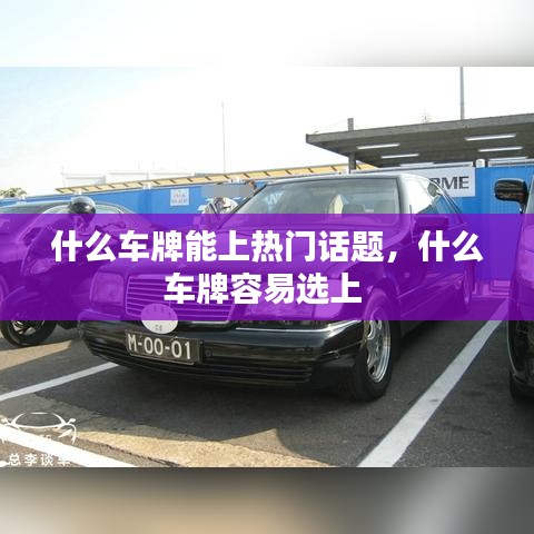 什么車牌能上熱門話題，什么車牌容易選上 