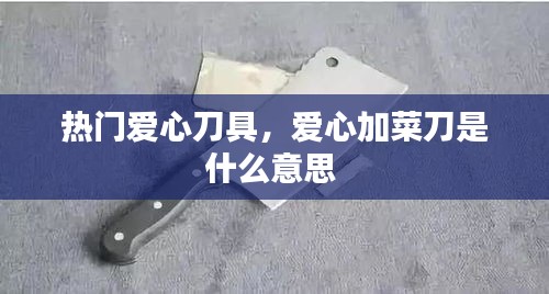 熱門愛心刀具，愛心加菜刀是什么意思 