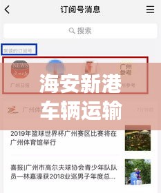 海安新港車輛運輸服務(wù)重磅更新，最新動態(tài)一網(wǎng)打盡！